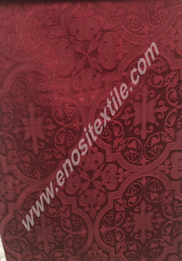 KLT-066 Claret Red Dyed Fabrics Fabrics